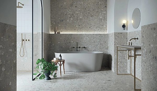 Плитка керамогранітна Hedon Grey RECT 598x1198x8 Opoczno - Фото - 2