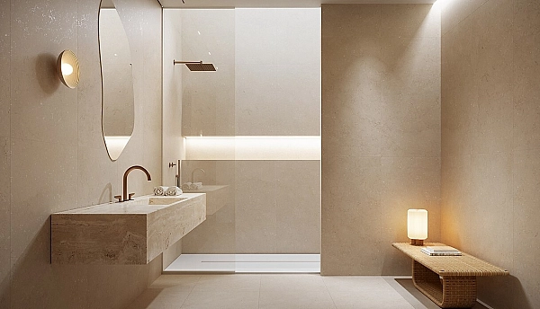 Плитка керамогранітна Kalkaria Nature Beige RECT 598x1198x8 Opoczno - Фото - 2