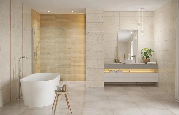 Плитка стінова Intense Beige RECT 300x600 Ceramika Color - Фото - 2