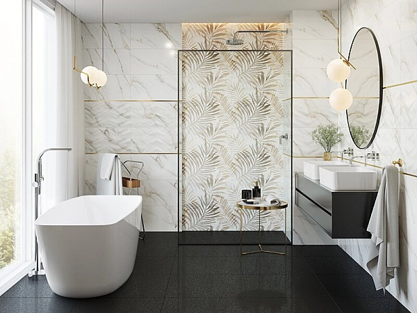 Плитка стінова Calacatta Oro RECT 300x600 Ceramika Color - Фото - 2