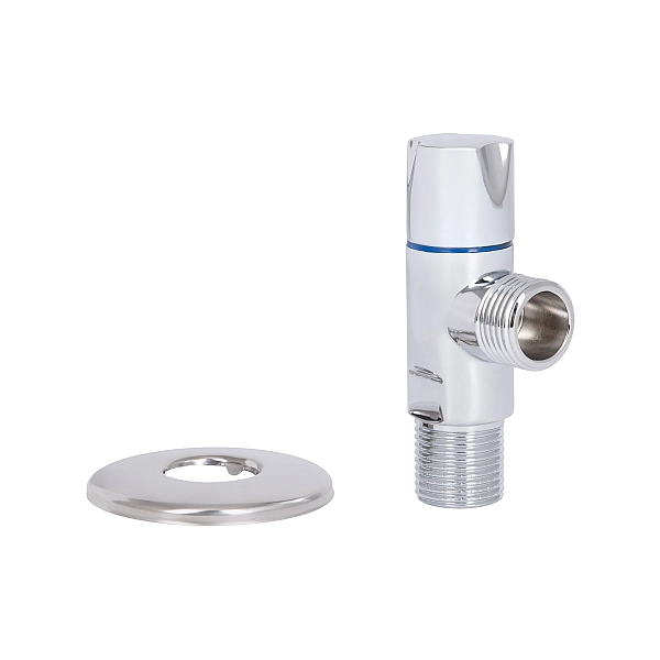 Кран кутовий Thermo Alliance Standart (ручка кругла) з керам.буксою 1/2"З х 1/2"З SF342W1515 - Фото - 7