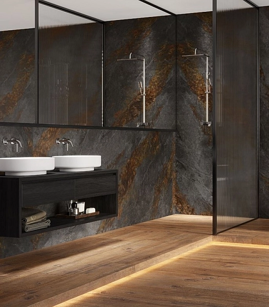 Плитка керамогранітна Auric Graphite RECT 597x1197x8 Cerrad - Фото - 2