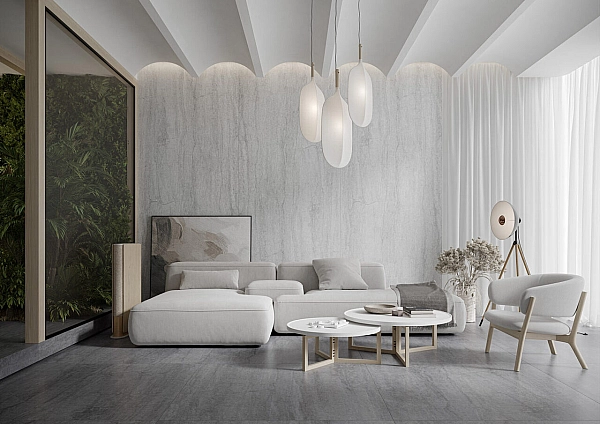 Плитка керамогранітна Dignity Grey RECT 597x1197x8 Cerrad - Фото - 2