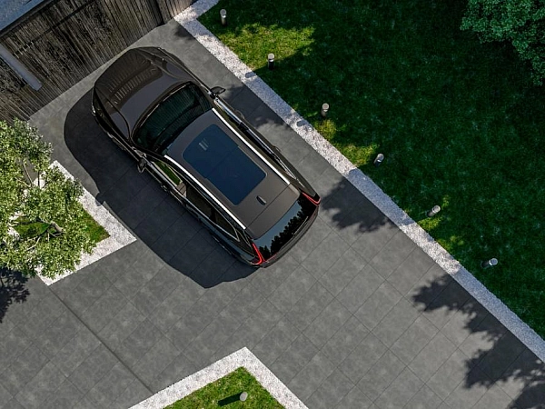 Плитка керамогранітна Pizarra Dark Grey 2.0 RECT 600x1200x20 StarGres - Фото - 2