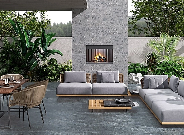 Плитка керамогранітна Castello Light Grey 298x598x8 Cersanit - Фото - 2