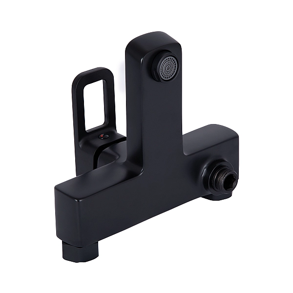 Змішувач для ванни Lidz Wawel 006 (з душовим гарнітуром) (k35) LDWAW006BLA45393 Black - Фото - 6