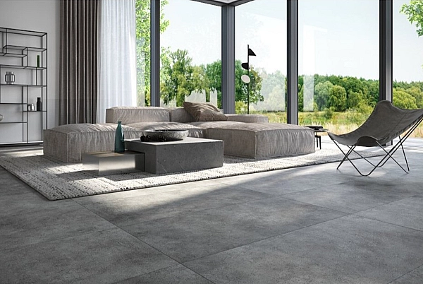 Плитка керамогранітна Mathis Grey RECT 598x1198x8 Cersanit - Фото - 2