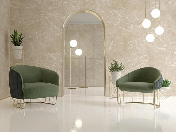 Плитка керамогранітна Atelier Світло-бежевий 600x600x8 Intercerama - Фото - 2