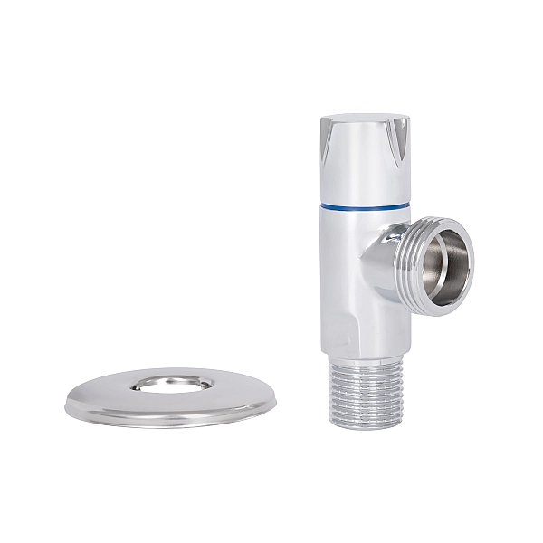 Кран кутовий Thermo Alliance Standart (ручка кругла) з керам.буксою 1/2"З х 3/4"З SF342W1520 - Фото - 7