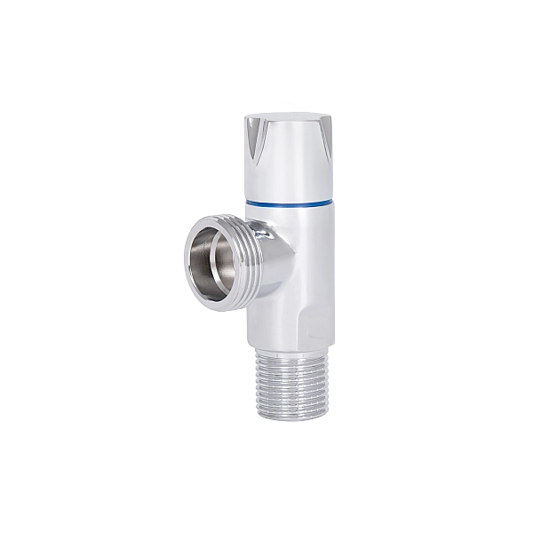 Кран кутовий Thermo Alliance Standart (ручка кругла) з керам.буксою 1/2"З х 3/4"З SF342W1520