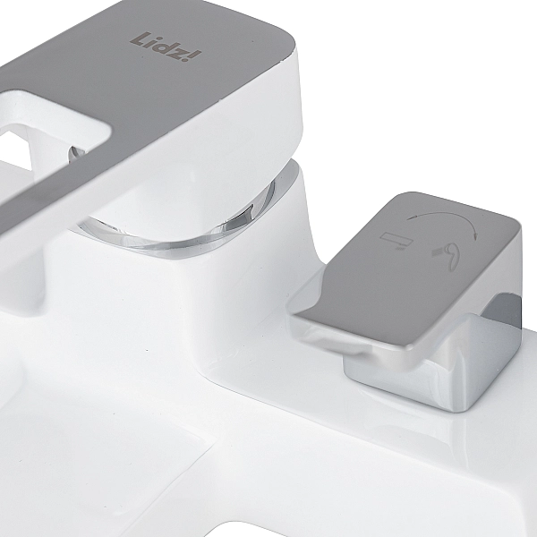 Смеситель для ванны Lidz Wawel 006 (c душевым гарнитуром) (k35) LDWAW006WHI45398 White - Фото - 4