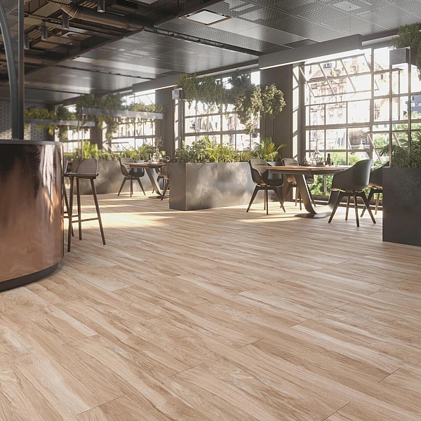 Плитка керамогранітна Ambra Темно-бежевий 200x1200x8 Intercerama - Фото - 2