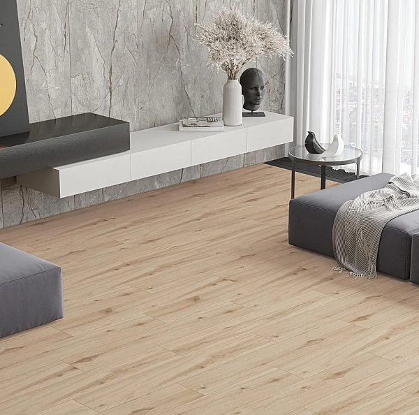 Плитка керамогранітна Napoli Світло-коричневий 200x1200 Intercerama - Фото - 2