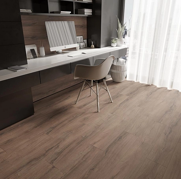 Плитка керамогранітна Barbados Темно-коричневий 200x1200 Intercerama - Фото - 2