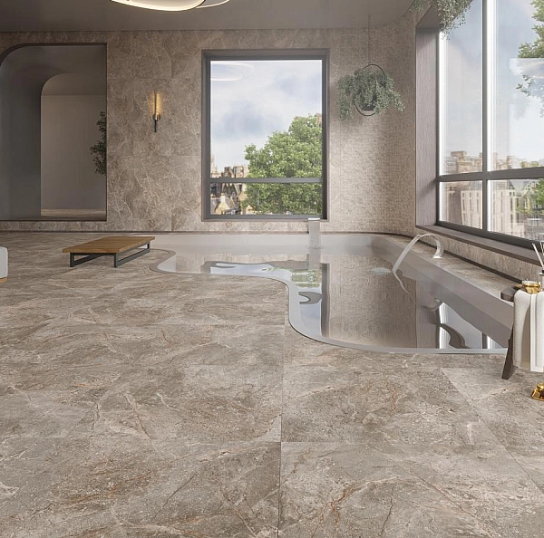 Плитка керамогранітна Gravity Сірий 600x600 Intercerama - Фото - 2