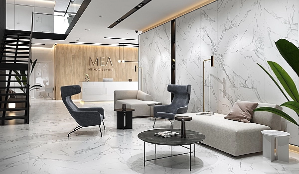 Плитка керамогранітна Calacatta Marble White 598x598x8 Opoczno - Фото - 2