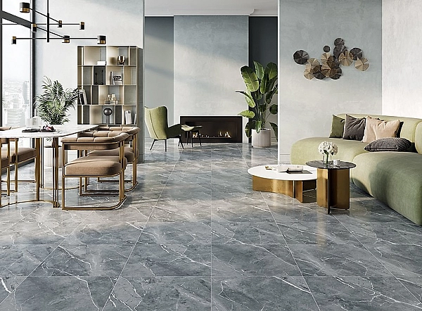 Плитка керамогранітна Gilio Grey RECT 598x598x8 Cersanit - Фото - 2