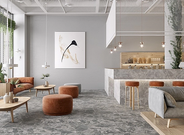 Плитка керамогранітна Landrock Grey RECT 598x598x8 Cersanit - Фото - 2