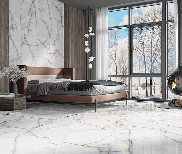 Плитка керамогранітна Bliss Сірий POL 600x600x8 Intercerama - Фото - 2