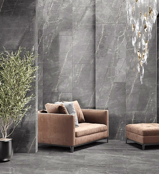 Плитка керамогранітна Monet Темно-сірий POL 600x1200 Intercerama - Фото - 2