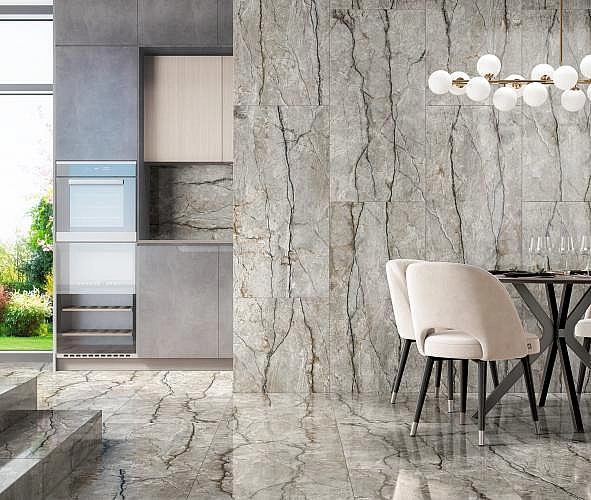 Плитка керамогранітна Palladio Темно-сірий POL 600x1200 Intercerama - Фото - 2