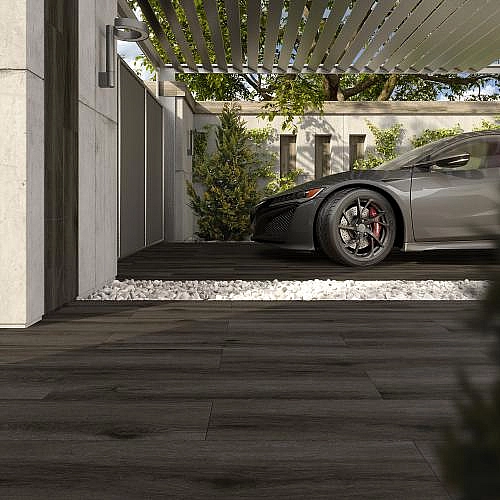 Плитка керамогранітна Frassino Темно-коричневий 190x890 Intercerama - Фото - 2