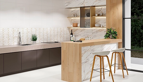 Плитка стінова Luna Gold STR 297x600 Opoczno - Фото - 2