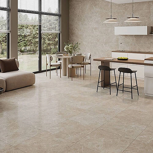 Плитка керамогранітна Alvaro Beige RECT 598x1198x8 Cersanit - Фото - 2