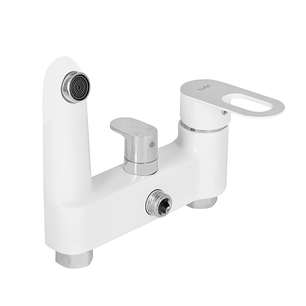 Душевая система универсальная Lidz Latwa 1030 на три потребителя (с изливом) (k35) LDLAT1030WHI45427 White - Фото - 8