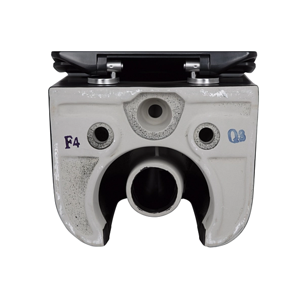 Унитаз подвесной Qtap Taurus безободковый с сиденьем Soft-close QT2433084EUQMB - Фото - 7