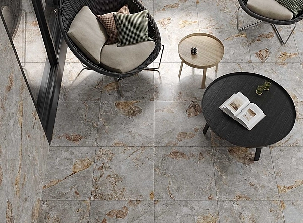 Плитка керамогранітна Stone Galaxy Light Grey RECT 598x1198x8 Cersanit - Фото - 2