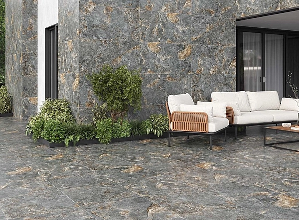 Плитка керамогранітна Stone Galaxy Graphite RECT 598x598x8 Cersanit - Фото - 2