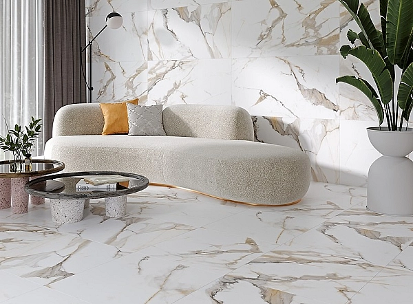 Плитка керамогранітна Dorado White RECT SAT 598x1198x8 Cersanit - Фото - 2