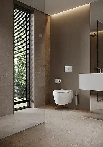 Плитка керамогранітна Freedust Taupe RECT MAT 598x1198x8 Paradyz - Фото - 2