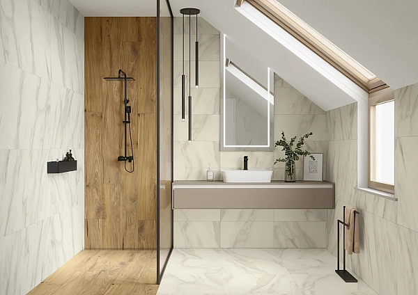 Декор Daybreak Bianco RECT 298x598x8 Paradyz - Фото - 2