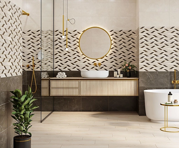 Плитка стінова Teneza Beige Glossy 297x600x9 Opoczno - Фото - 2