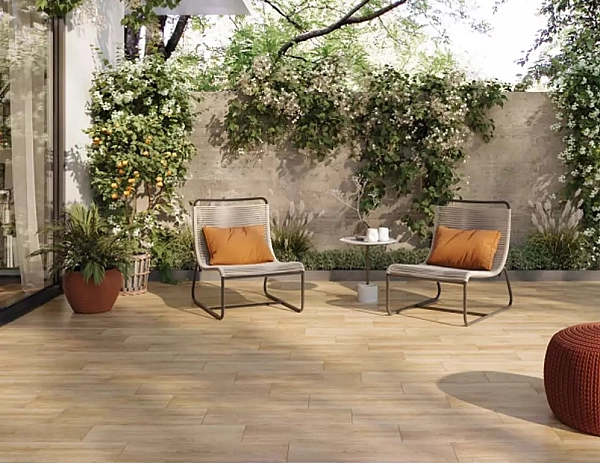 Плитка керамогранітна Sensewood Beige 185x598x7 Cersanit - Фото - 2