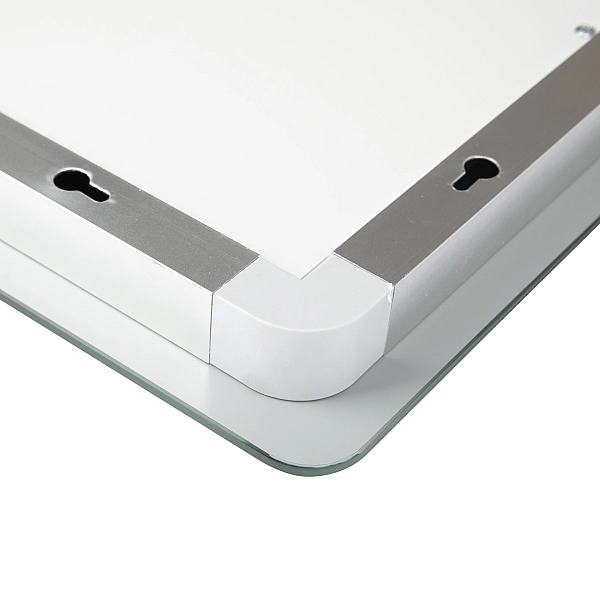 Дзеркало Qtap Mideya 800x800 з LED-підсвічуванням Touch, з антизапотіванням, димером QT2078NCF8080W - Фото - 7