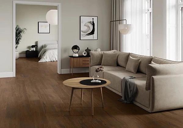 Плитка керамогранітна Spacewood Chocolate RECT STR 198x1198x8 Paradyz - Фото - 2