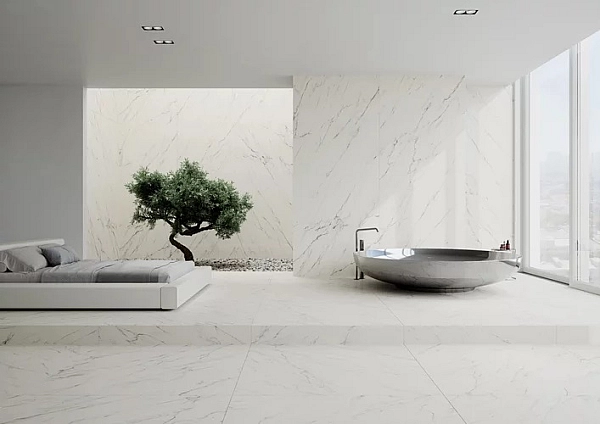 Плитка керамогранітна Elite White RECT MAT 598x1198 Paradyz - Фото - 2