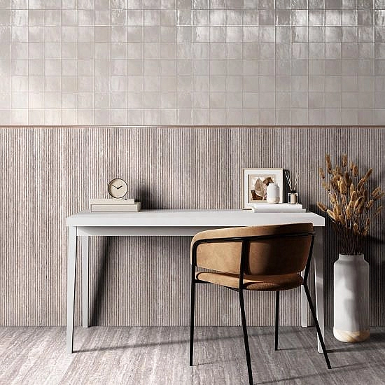 Плитка керамогранітна Travertino Vein Titanio RECT 600x1200 Ragno - Фото - 2