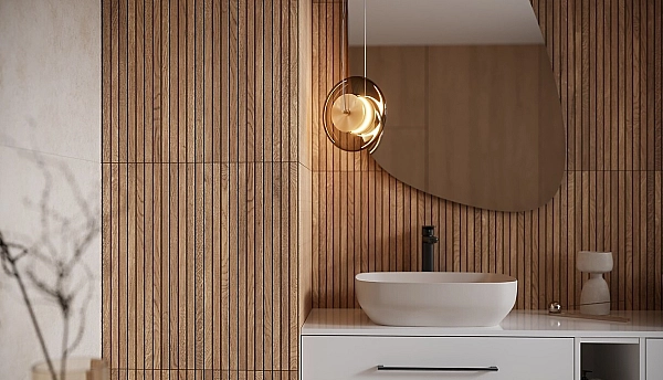 Плитка стінова Boseli Wood Brown RECT STR 298x598 Opoczno - Фото - 2