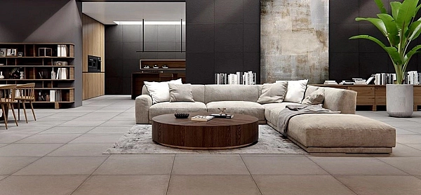 Плитка керамогранітна Durban Antracite RECT LAP 600x600x9 Stargres - Фото - 2