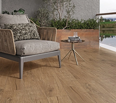 Плитка керамогранітна Honeywood Brown 185x598x7 Cersanit - Фото - 2