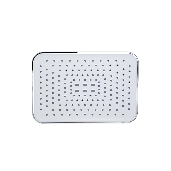 Лійка для верхнього душу Qtap Hlavova 260x180 мм прямокутна QTHLA107CRM45785 Chrome/White - Фото - 4
