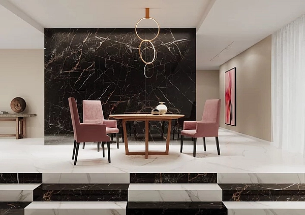 Плитка керамогранітна Impulsive Black SZKL RECT POL 598x1198 Paradyz - Фото - 2