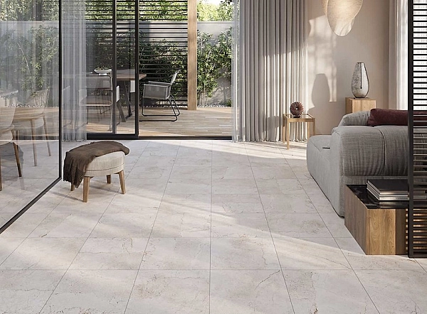 Плитка керамогранітна Tristan Cream MAT 420x420x7 Cersanit - Фото - 2