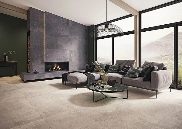 Плитка керамогранітна Desertdust Grafit SZKL RECT MAT 598x1198x8 Paradyz - Фото - 2