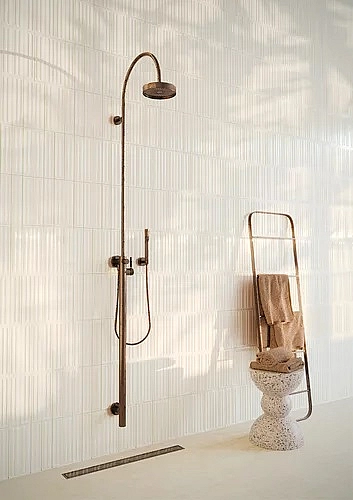 Плитка стінова Monpelli White Cegielka C STR Блиск 65x298 Paradyz - Фото - 2