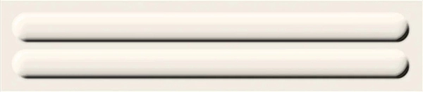 Плитка стінова Monpelli White Cegielka C STR Блиск 65x298 Paradyz